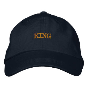 King Name Printed Fits Comfortable Handsome-Hat Embroidered Hat