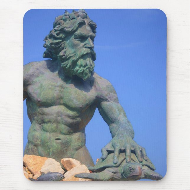 King Neptune by Shirley Taylor Mouse Pad (Front)