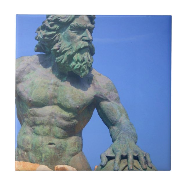 King Neptune by Shirley Taylor Tile (Front)