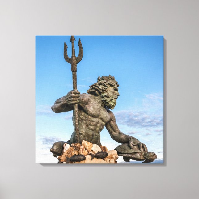King Neptune Canvas Print (Front)