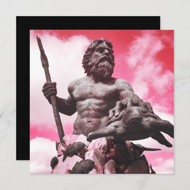 king neptune invitation (Front/Back)