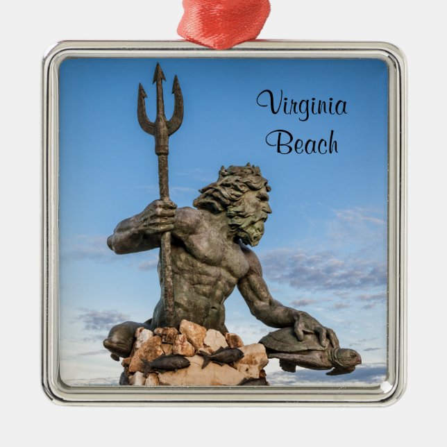 King Neptune Metal Ornament (Front)