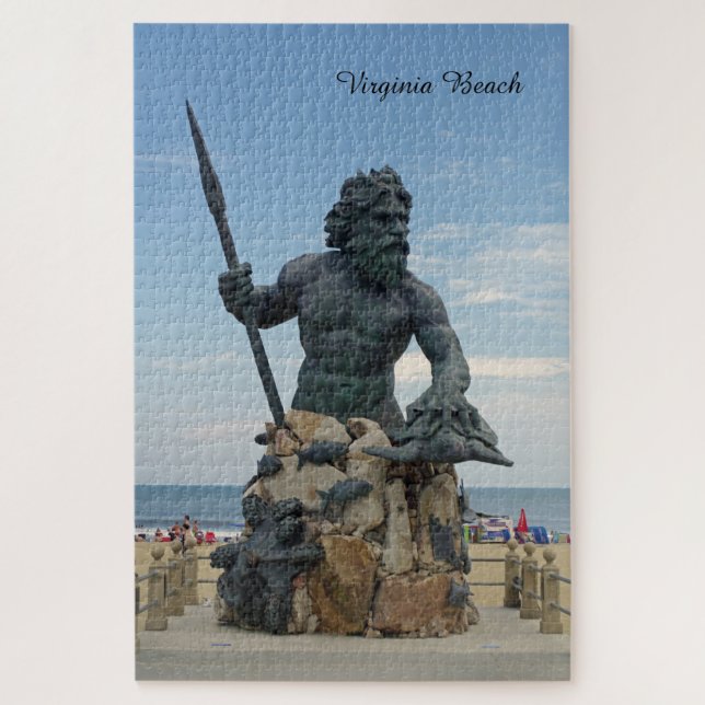 King Neptune Virginia Beach Jigsaw Puzzle (Vertical)