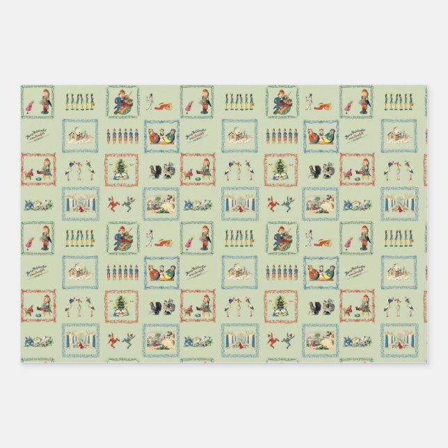 King Nutcracker Christmas Wrapping Paper (Front)