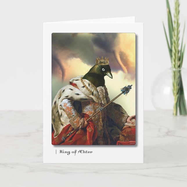 King of Aether Tarot Greeting Card (Front)