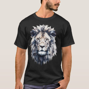 King of Angles: Majestic Geometry of the Lion T-Shirt