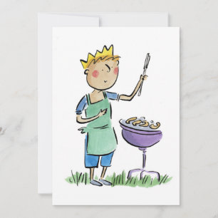 King of BBQ Invitation