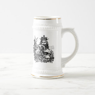 King of Beer Engraved Stein
