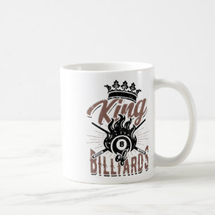 King Of Billiards – 8-ll Pool And Chalk  Coffee Mug