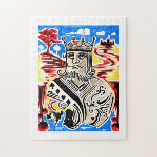 King Of Cards Jigsaw Puzzle