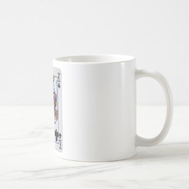 King Of Clovers (Clubs) Coffee Mug (Right)