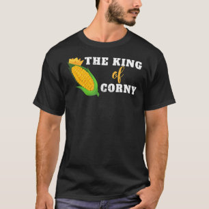 King Of Corny  Bad Puns Father's Day Corny Dad Jok T-Shirt