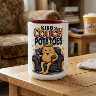 King of Couch Potatoes - Funny Lazy Potato Mug