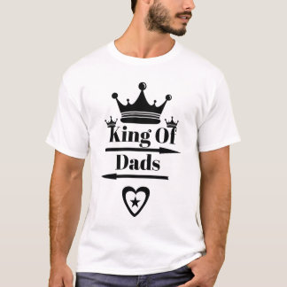 King of Dads Bold Crown Graphic Gift for Father’s  T-Shirt