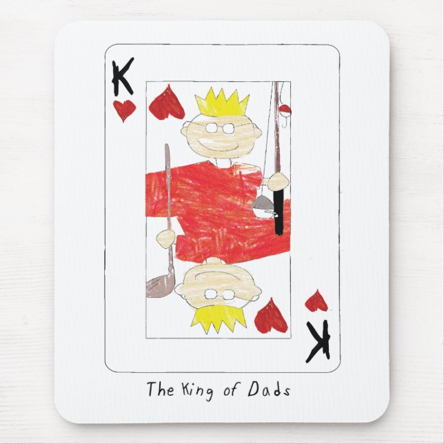 king of dads mousepad (Front)