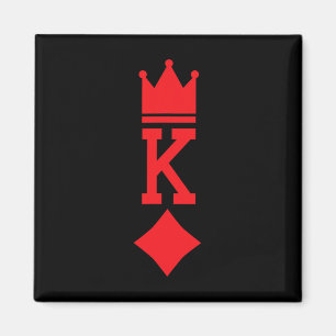 King of Diamonds Playing Card Halloween Costume  Magnet