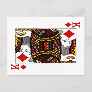 King of Diamonds Postcard