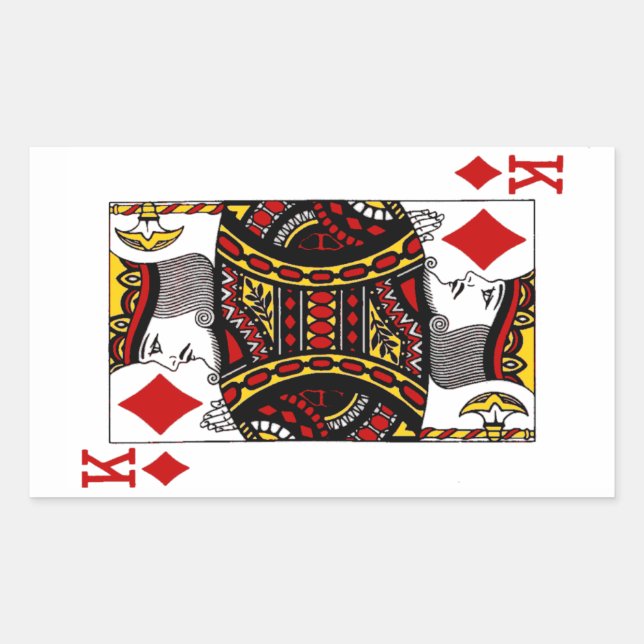 King of Diamonds - Rectangle Sticker (Front)