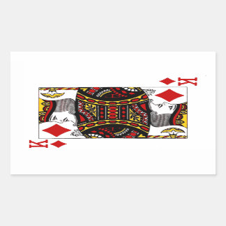 King of Diamonds - Rectangle Sticker