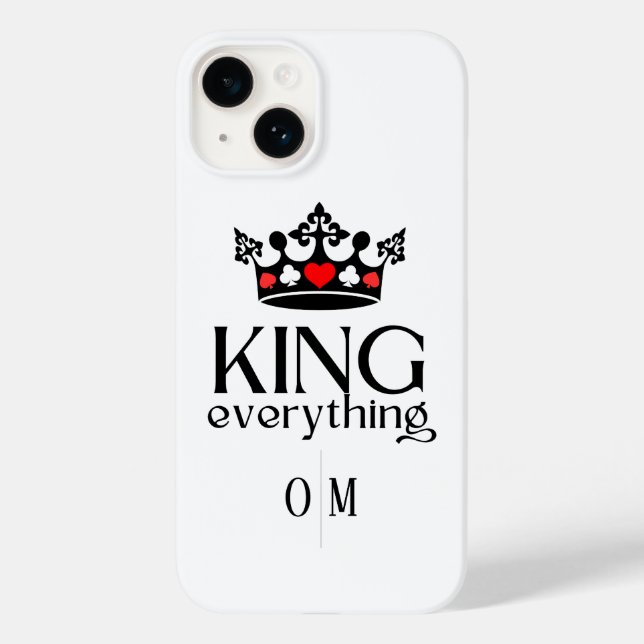 King of everything Crown Poker Case-Mate iPhone Case (Back)