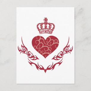 King of heart postcard