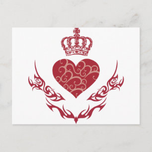 King of heart postcard