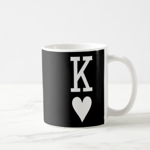 King Of Hearts And Queen Of Hearts Couples Matchin Coffee Mug