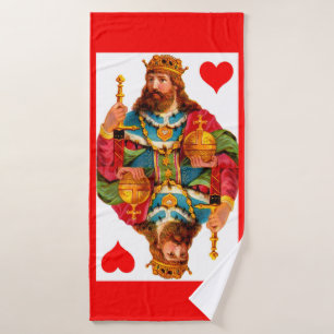 King of Hearts Bath Towel Set