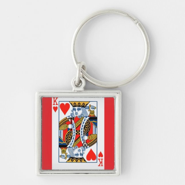 King of Hearts  Keychain (Front)