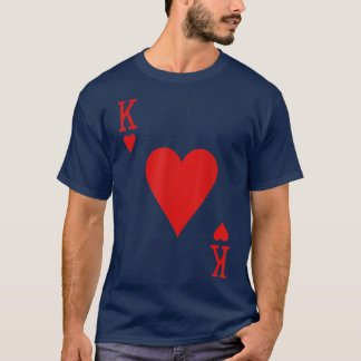 King Of Hearts Matching Couple Saint Valentine's D T-Shirt