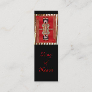 King of Hearts, Mini Bookmarks Business Card