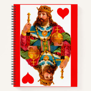 King of Hearts Queen of Hearts Notebook