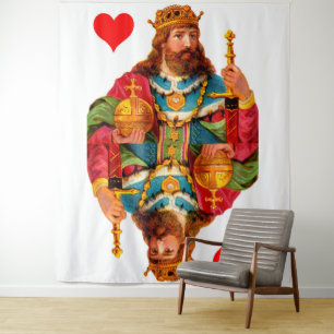 King of Hearts Tapestry