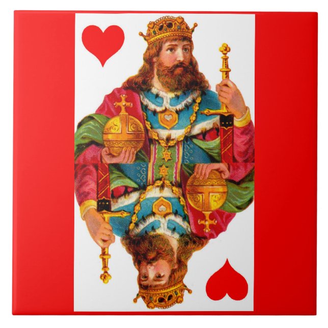 King of Hearts Tile (Front)