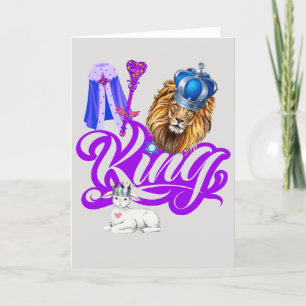King Of Heaven And Earth Greeting Card