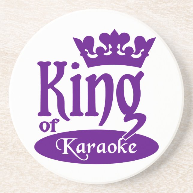 King of Karaoke coaster (Front)