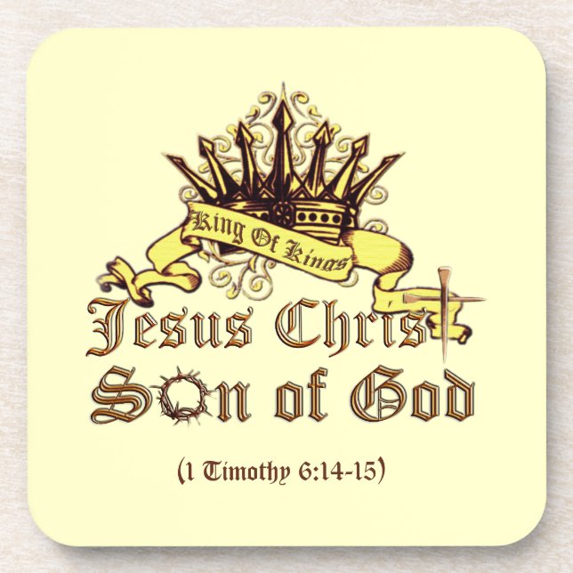 King of Kings Religious Coaster (Front)