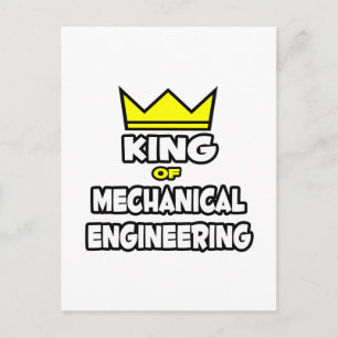 King of Mechanical Engineering Postcard