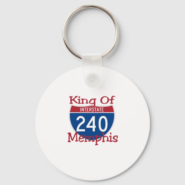 King Of Memphis Keychain (Front)