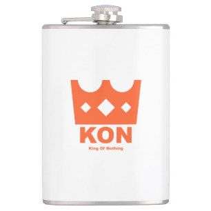 King Of Nothing Hip Flask