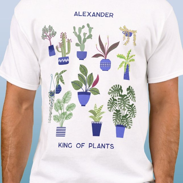 King of Plants Personalized T-Shirt (Creator Uploaded)