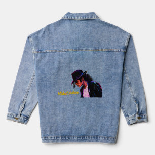 King of Pop Moonwalk Legend Retro Tribute Design Denim Jacket