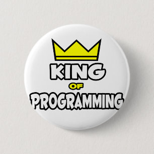 King of Programming 2 Inch Round Button