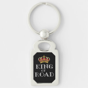 King of road keychain