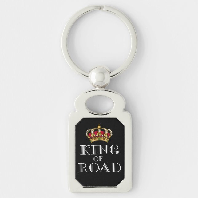 King of road keychain (Front)