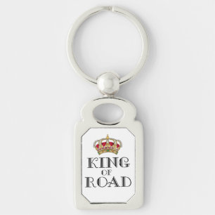 King of road keychain