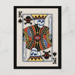 King of Skulls Postcard