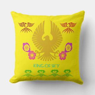 king of sky throw pillow