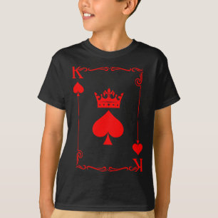King Of Spade Game Black History Playing Card Men  T-Shirt