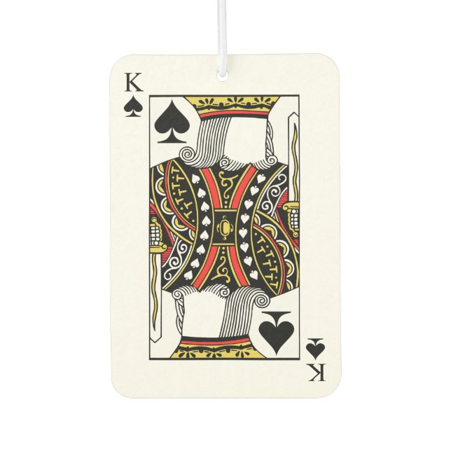 King of Spades - Add Your Image Air Freshener (Front)